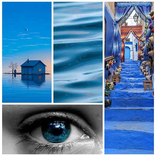 Azules<br />(profundidad, serenidad)