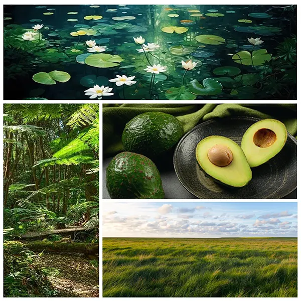 Verdes<br />(naturaleza, crecimiento)